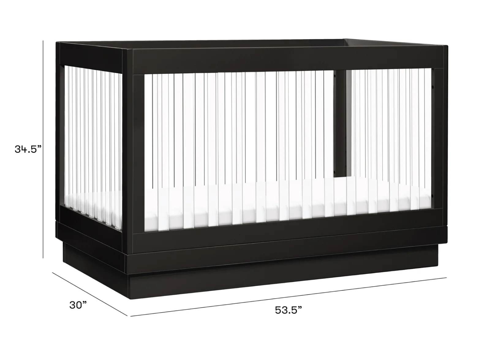 Harlow Acrylic Convertible Crib - Image 20
