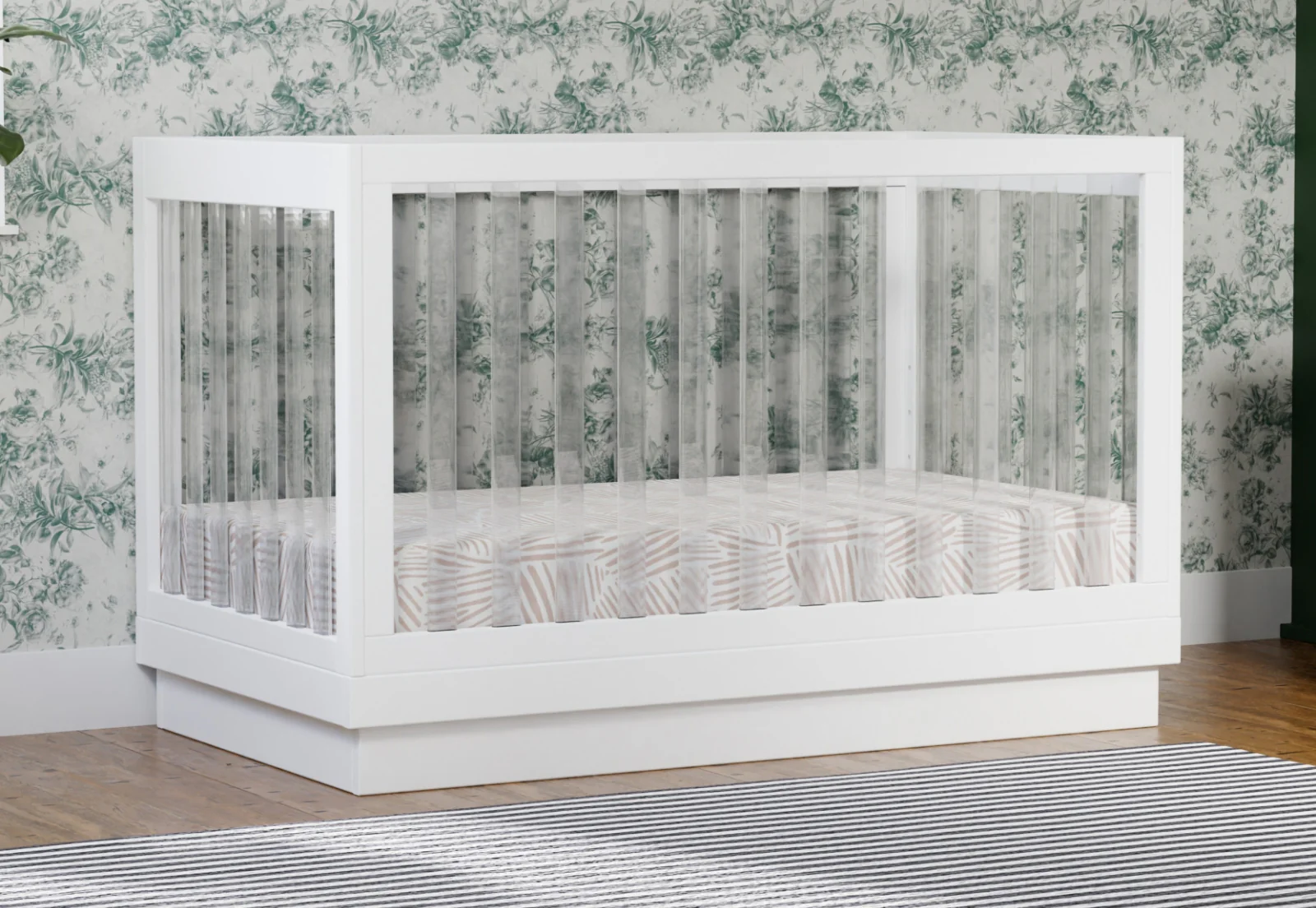 Harlow Acrylic Convertible Crib - Image 5