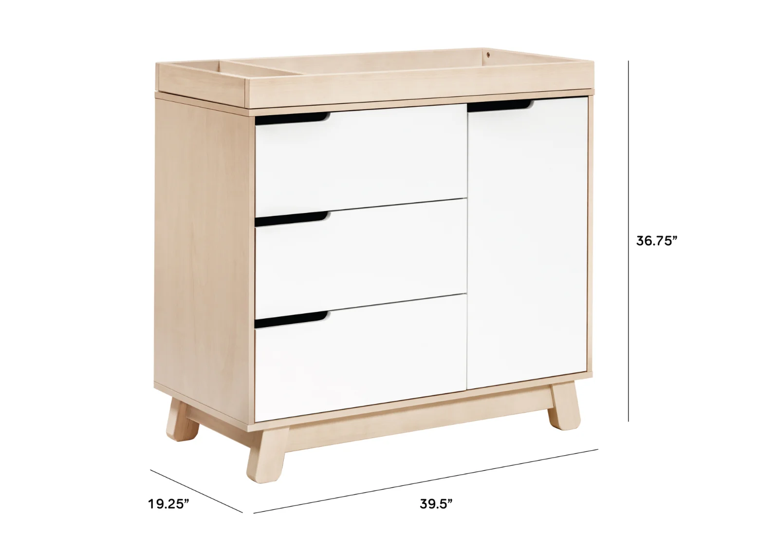 Hudson 3-Drawer Changer Dresser - Image 15