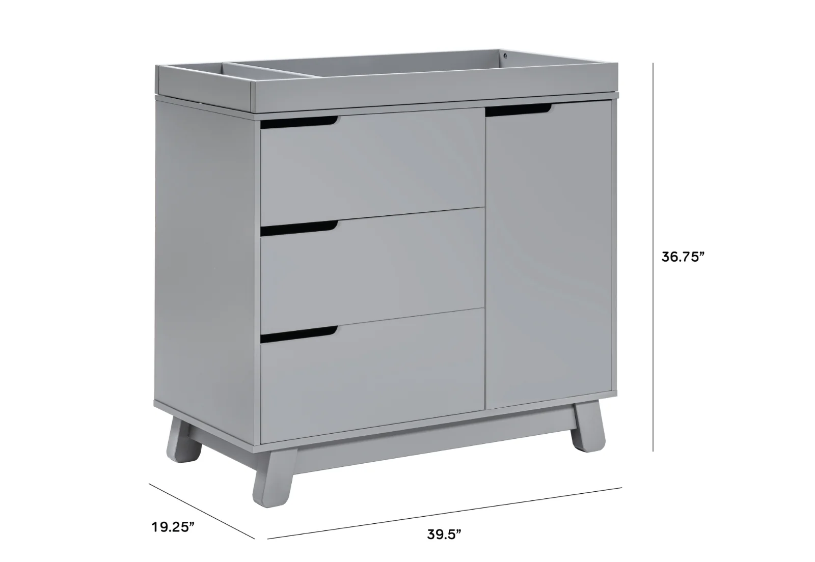 Hudson 3-Drawer Changer Dresser - Image 24