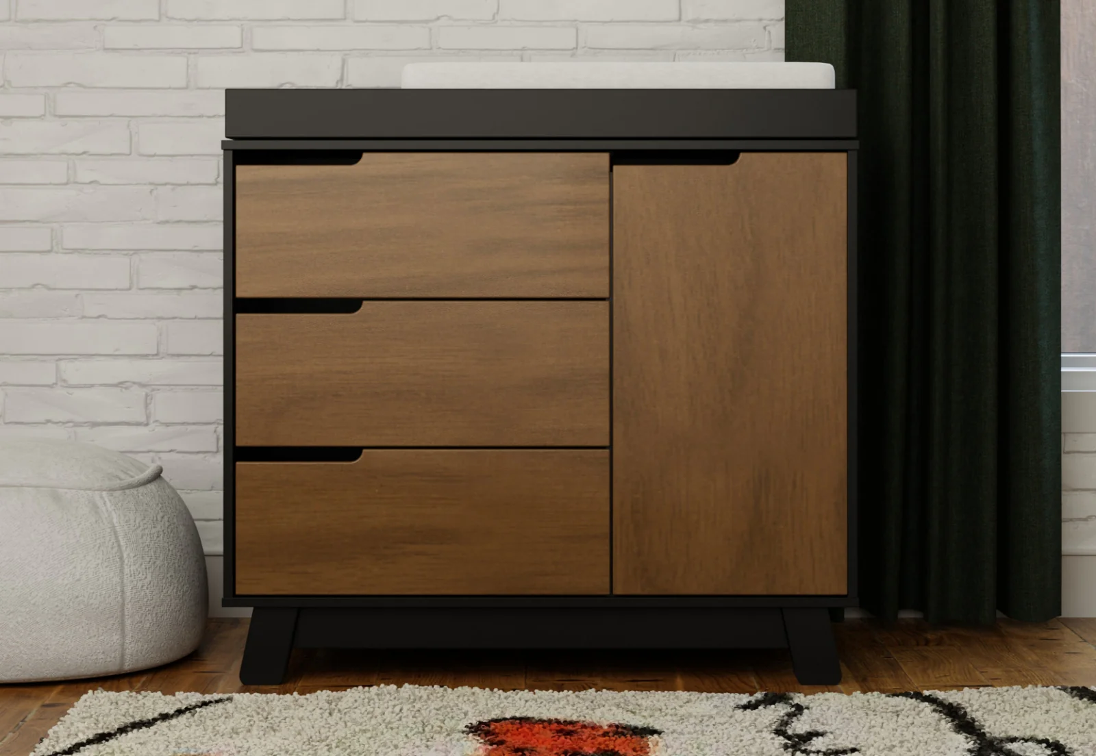 Hudson 3-Drawer Changer Dresser - Image 44