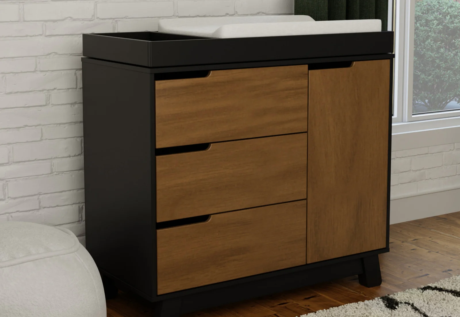 Hudson 3-Drawer Changer Dresser - Image 45