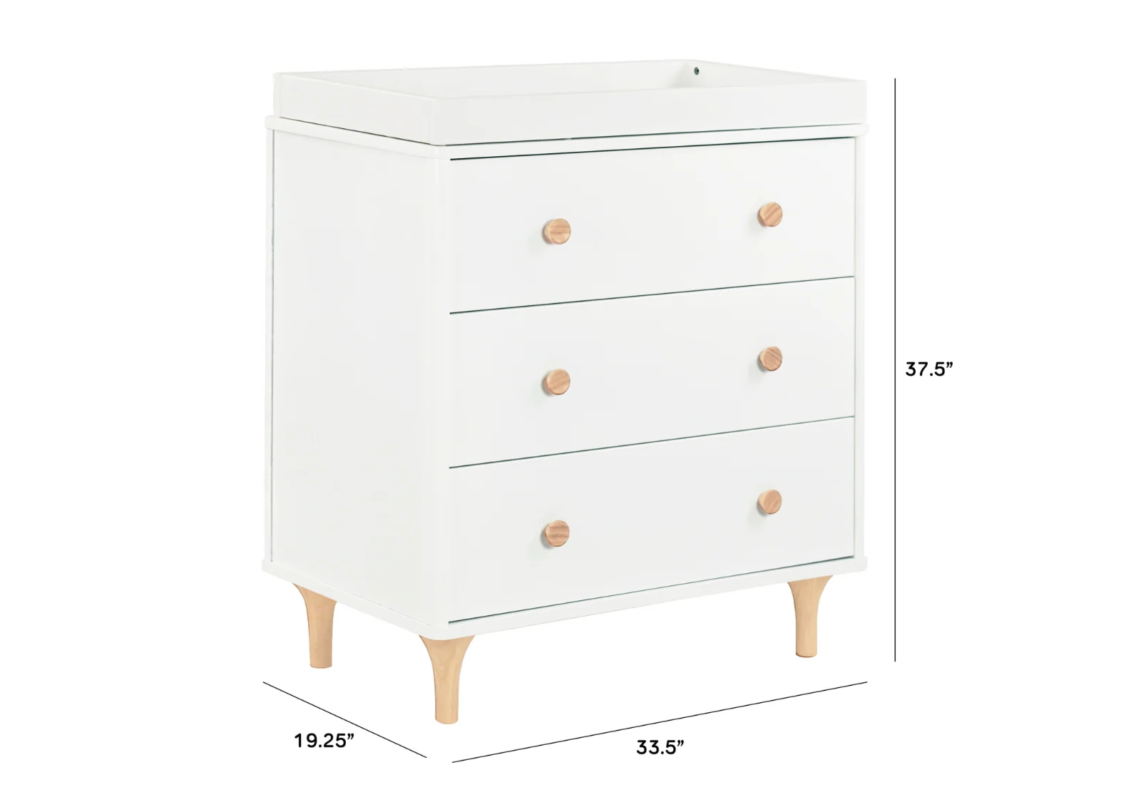 Lolly 3-Drawer Changer Dresser - Image 33
