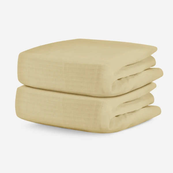 Breathable Organic Fitted Mini Crib Sheets - Image 12